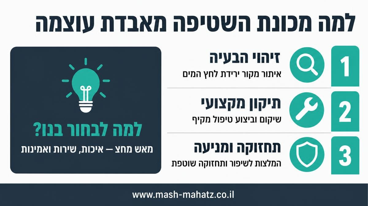 למה מכונת השטיפה בלחץ מאבדת את עוצמת המים?