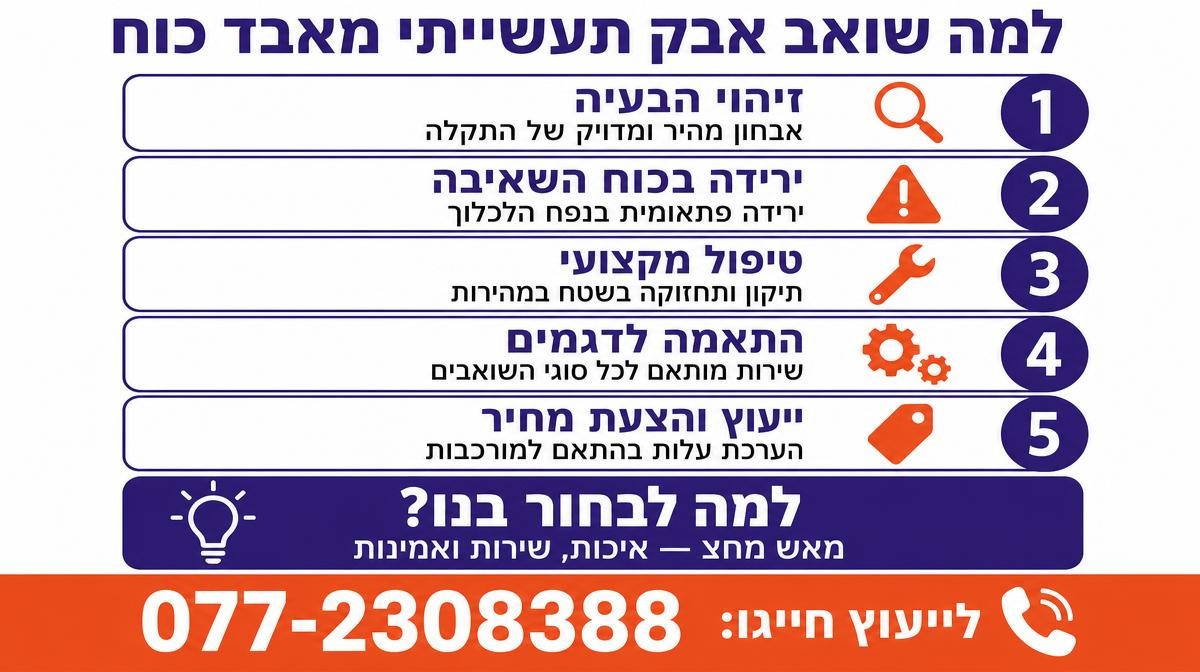 למה שואב אבק תעשייתי מאבד כוח שאיבה פתאום?