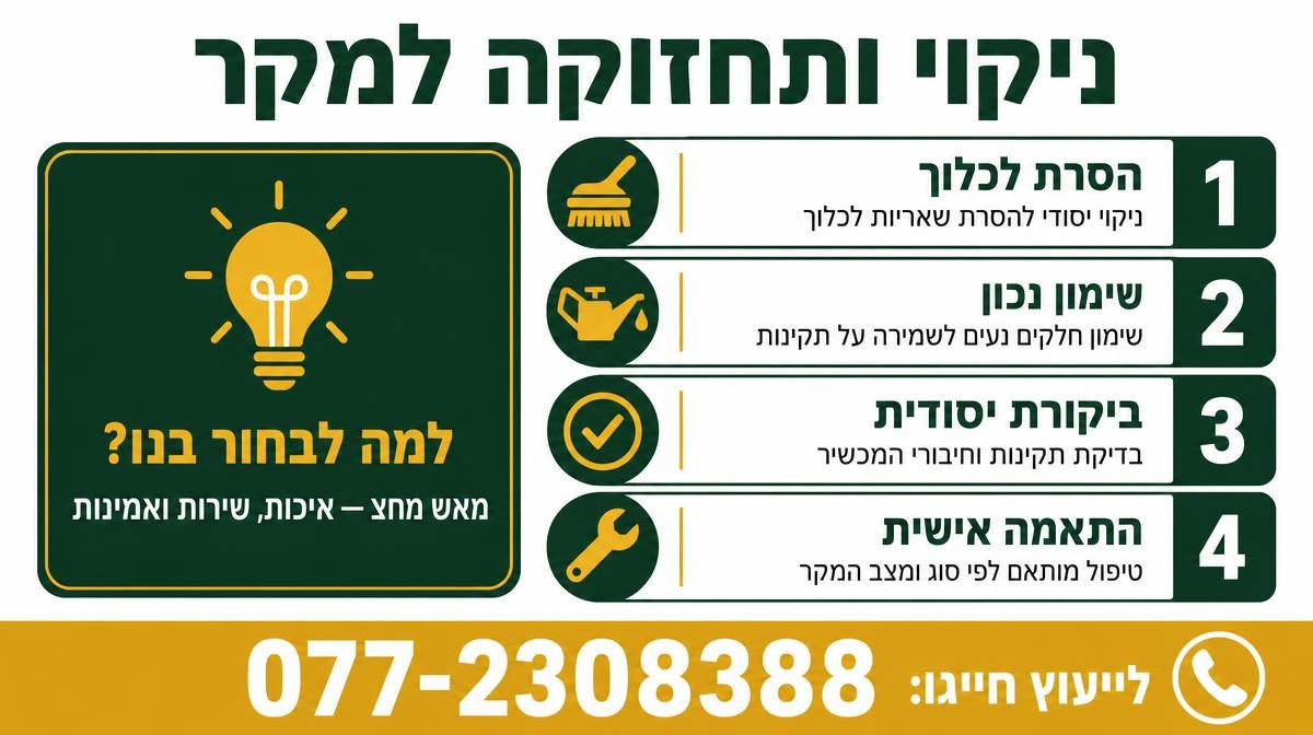 איך מבצעים ניקוי ותחזוקה בסוף יום עבודה למקרצפת?