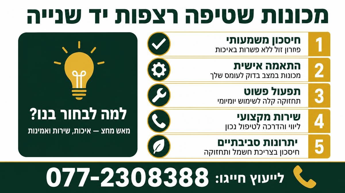 מכונות שטיפה רצפות יד שנייה