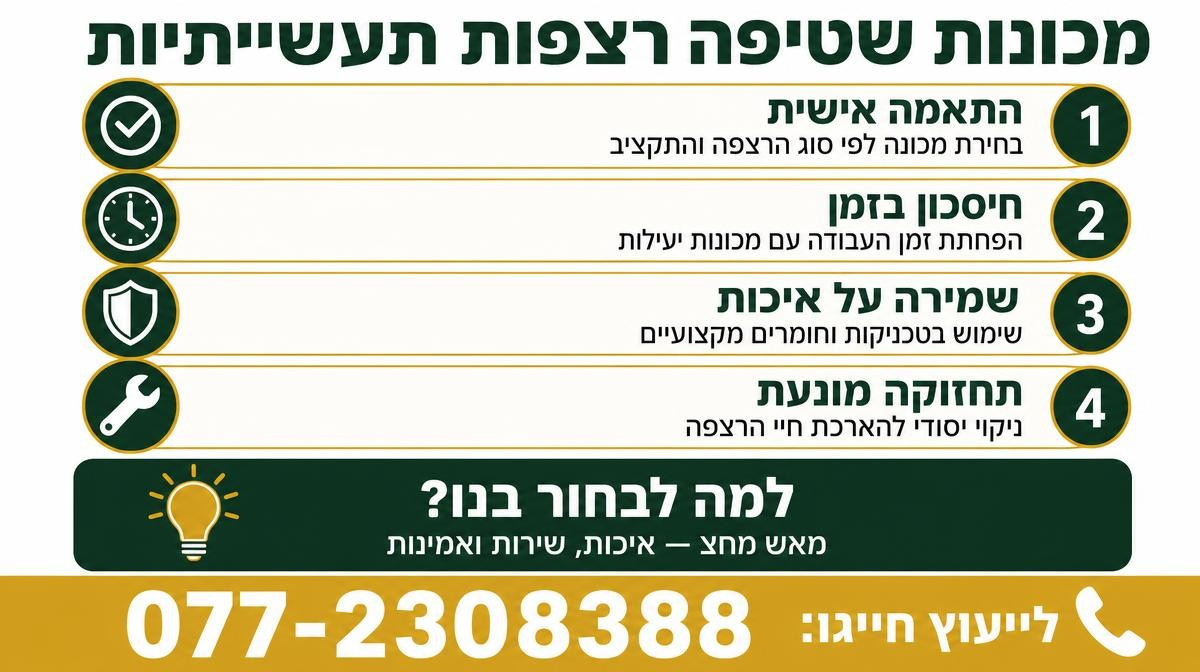 מכונות שטיפה רצפות תעשייתית מחיר