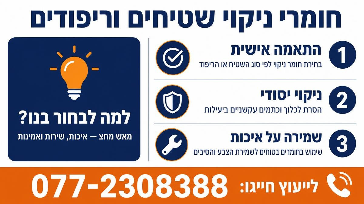 חומרי ניקוי שטיחים וריפודים
