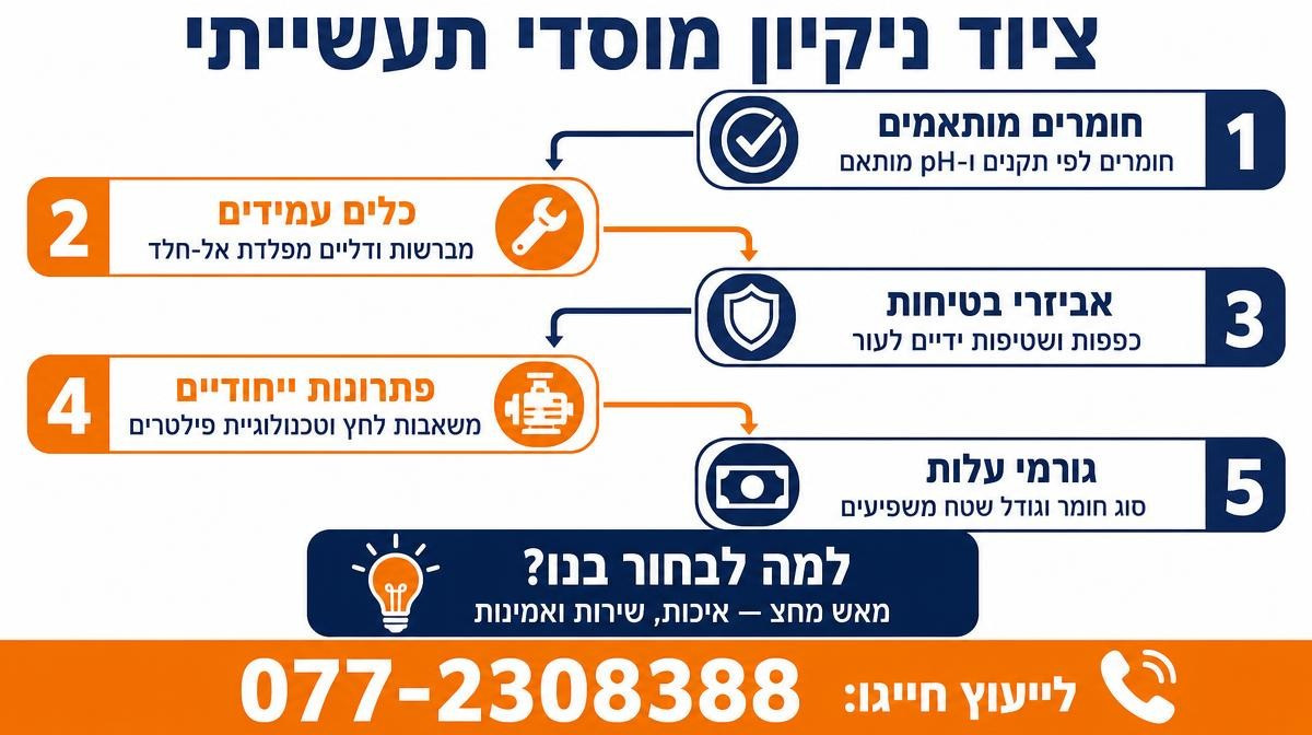 ציוד ניקיון מוסדי למפעלי תעשייה