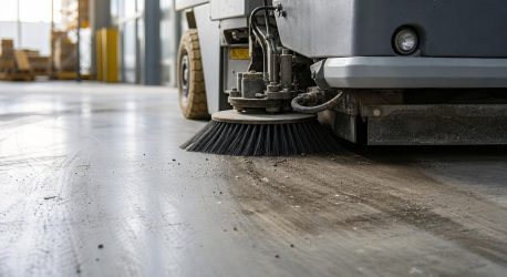 למה המקרצפת משאירה פסים מלוכלכים באמצע המסלול?